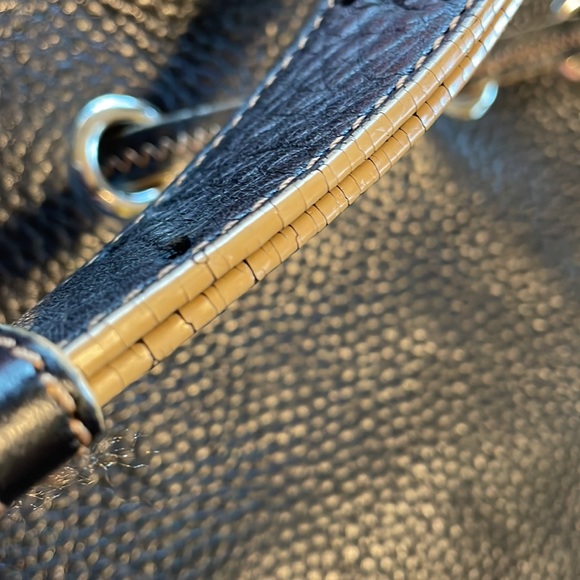 Cole Haan Women’s Black Leather Shoulder Bag Purse 16 X 12 - Picture 13 of 14